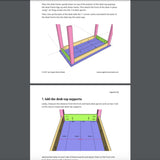 Simple DIY Wooden Desk Plans