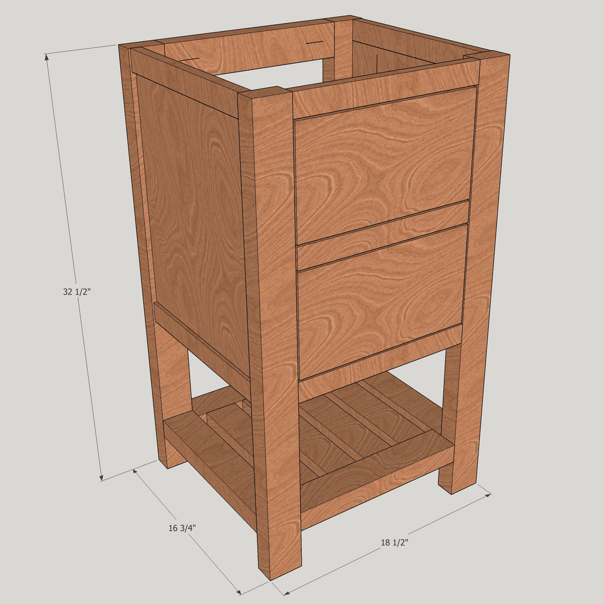 DIY Bathroom Vanity Build Plans shopangelamariemade