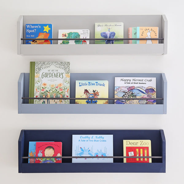 DIY Kids Wall Bookshelf Plans